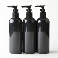 250ml 300mL 500ml Matte Black Empty Lotion Pump Bottle Shampoo Liquid Soap Shower Gel Dispenser Refillable for Cosmetic Cream