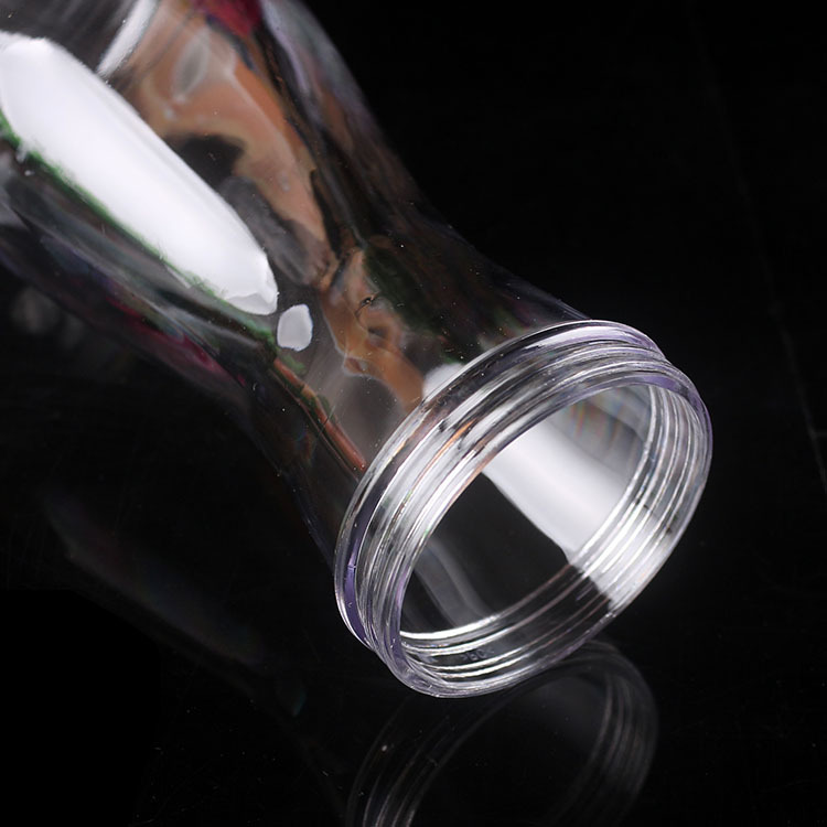 1L Plastic Juice Water Bottle Jug BPA Free Transparent Water Bottle With Lid plastic beverage carafe