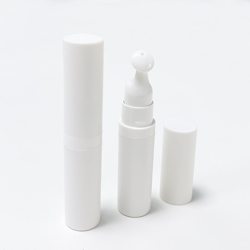 7.5ml 10ml 15ml Airless Lip Film Lip Mask Lip Gloss Tube Eye Cream Serum Pump Press Dispensing Tube with Massage Head Applicator