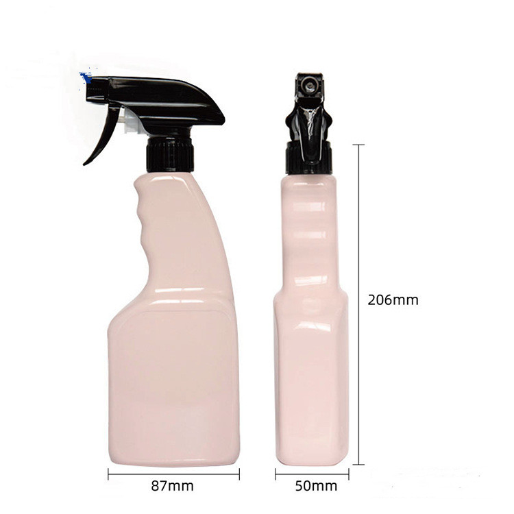 wholesale empty black pet cleaning spray trigger sprayer bottle 500ml