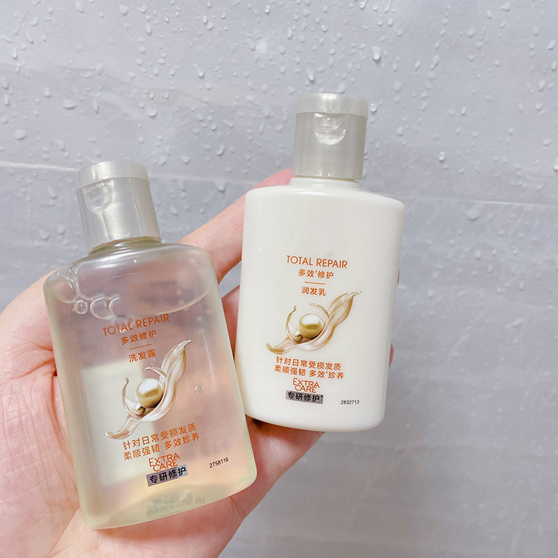 60ml 100ml 150ml Customize Travel Packaging Shampoo Cosmetic Bottles Lotion Plastic Clear White Squeeze Bottle with flip top cap
