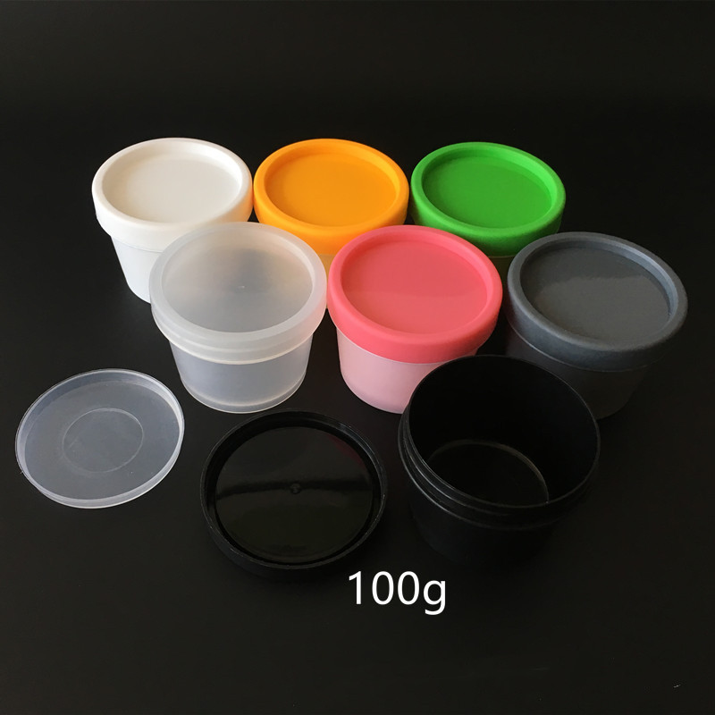 Whole 50g 75g 100g 250g 500g PP sugar scrub jars cosmetic packaging body scrub containers