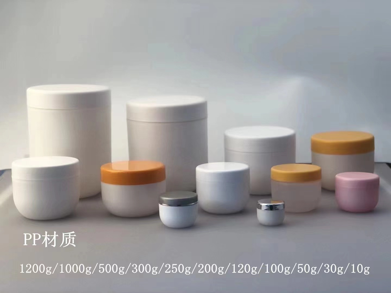 Empty white unguent jars cosmetic cream container with silver line 10ml 20ml 30ml 50ml 100ml 150ml 250ml 10g 30g 50g 1oz 3oz 8oz