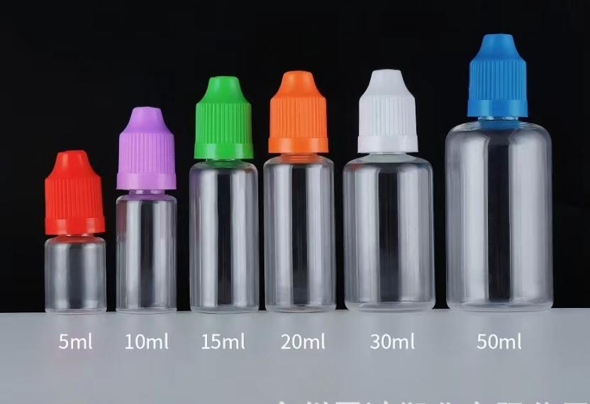 5 10 15 30 60 100 120 ml plastic dropper bottle Lubricating Essential Oil Sauce fuming oil filling bottles with drip tips