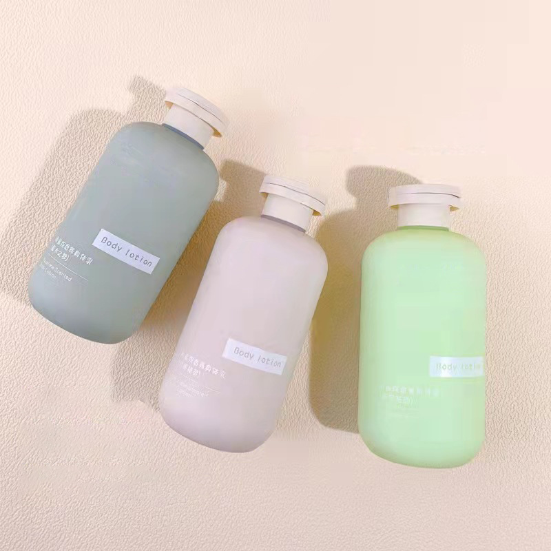 10oz 12oz 16oz Luxury Cosmetic Lotion Pump Bottles Packaging Shampoo and Conditioner Colorful PE Plastic Bottle