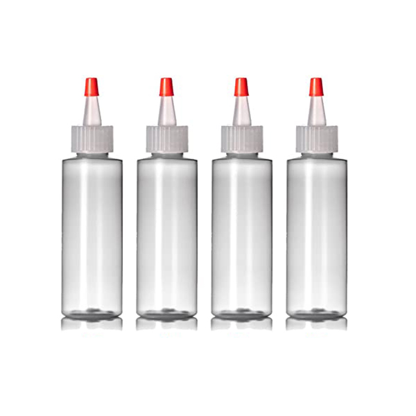 30ml 60ml 100ml 120ml 180ml 250ml 500ml Twist-Open Dispensing Cap Plastic Squeeze Applicator Packaging Bottle for Various Uses