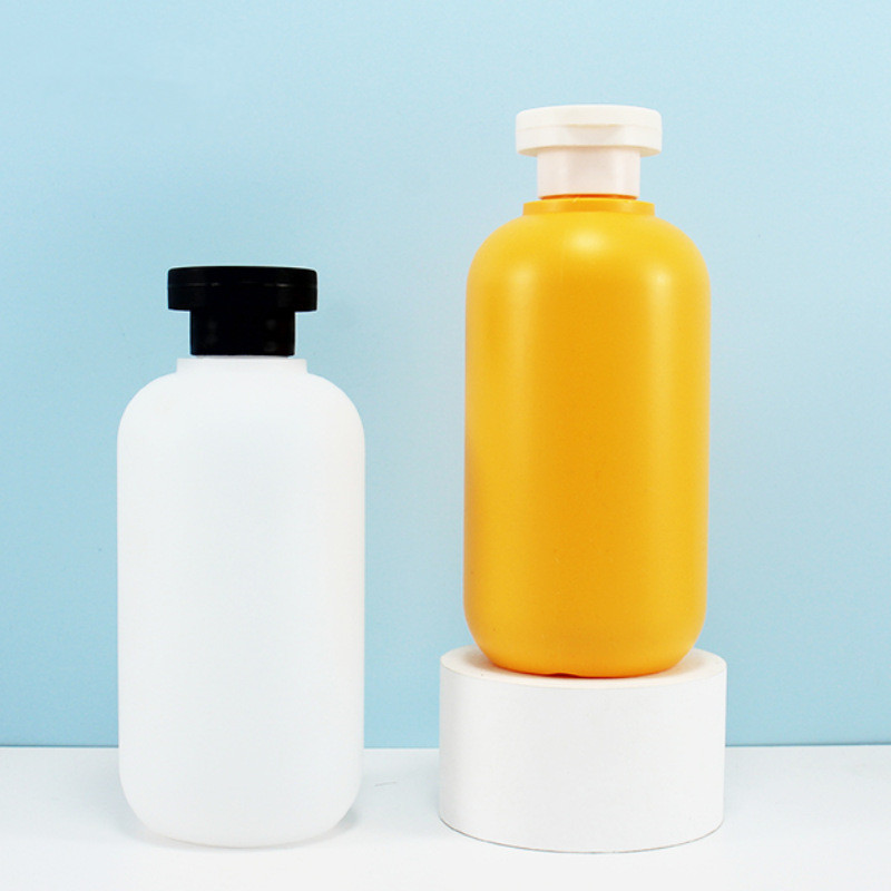 Wholesale 300ml 500ml 750ml Luxury Plush Eco friendly PET PE Plastic Shampoo Dispenser Lotion Pump Bottle with Custom Logo Label