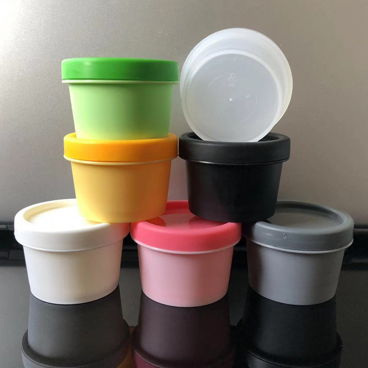 Wholesale 50g/50ml 100g/100ml PP cone shape colorful facial packaging plastic cosmetic container empty face cream jar