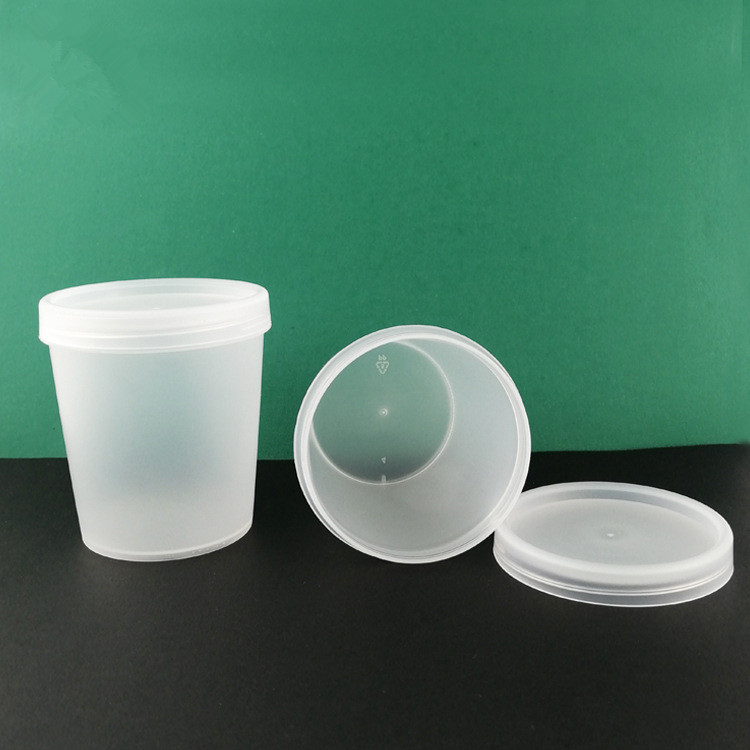 Wholesale 250ml/8oz wide mouth plastic jar with lids ice cream body butter sugar scrub bath salt cosmetics packaging containers