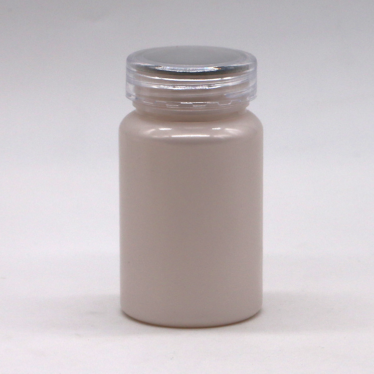 100ml Pet Plastic Food Packaging Bottle Brown/Porcelain White/Transparent Medicine And Health Products Bottle