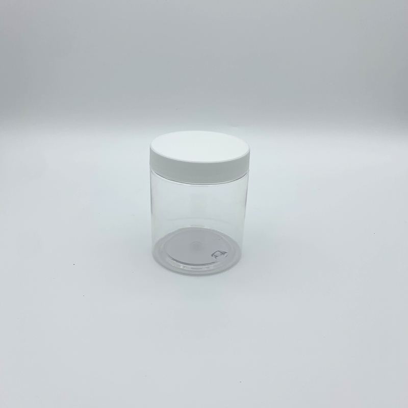 50ml 100ml 120ml 150ml 200ml Clear PET Plastic Cream Jar with Plastic Lid for Cosmetic Packaging Cream Exfoliating Scrubs