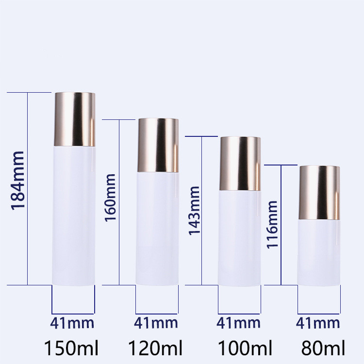 Luxury 80ml 100ml 120ml 150ml Empty Hair Spray Bottle Hair Water Bottle Spray Mister Lotion SkinToner Spray Mist Bottle with Cap