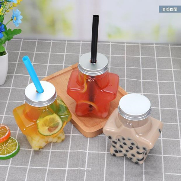 250ml 300ml 350ml 500ml PET Empty Plastic Juice Bottles With Caps 8oz 10oz 12oz 16oz Plastic Juice Bottles For Juice Business
