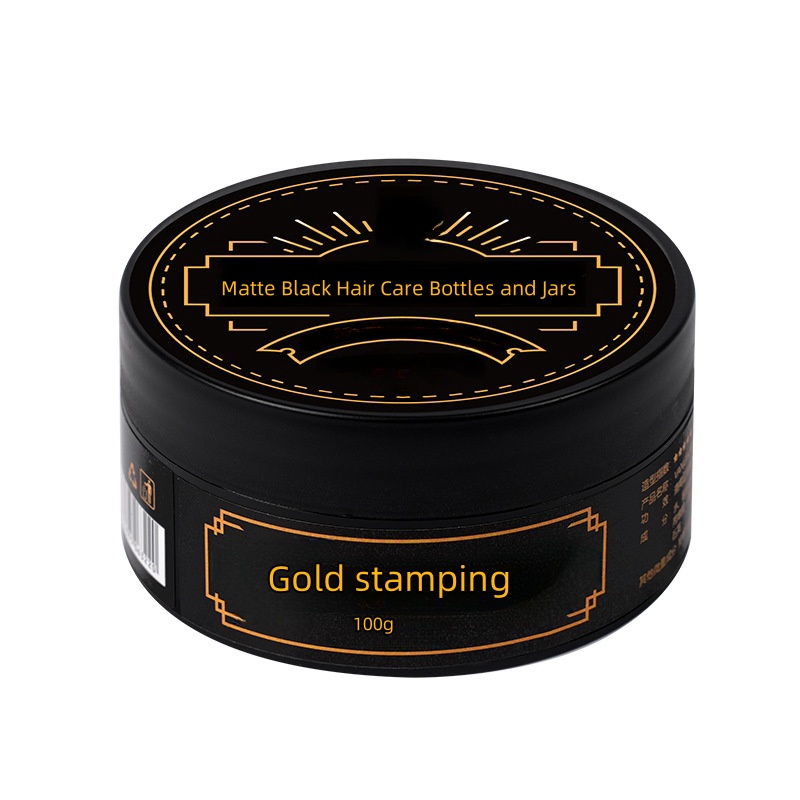 Tooth powder jar 100ml 120ml 150ml 200ml 250ml 300ml 500ml 8oz Black cosmetic jar for cream cosmetic packaging containers