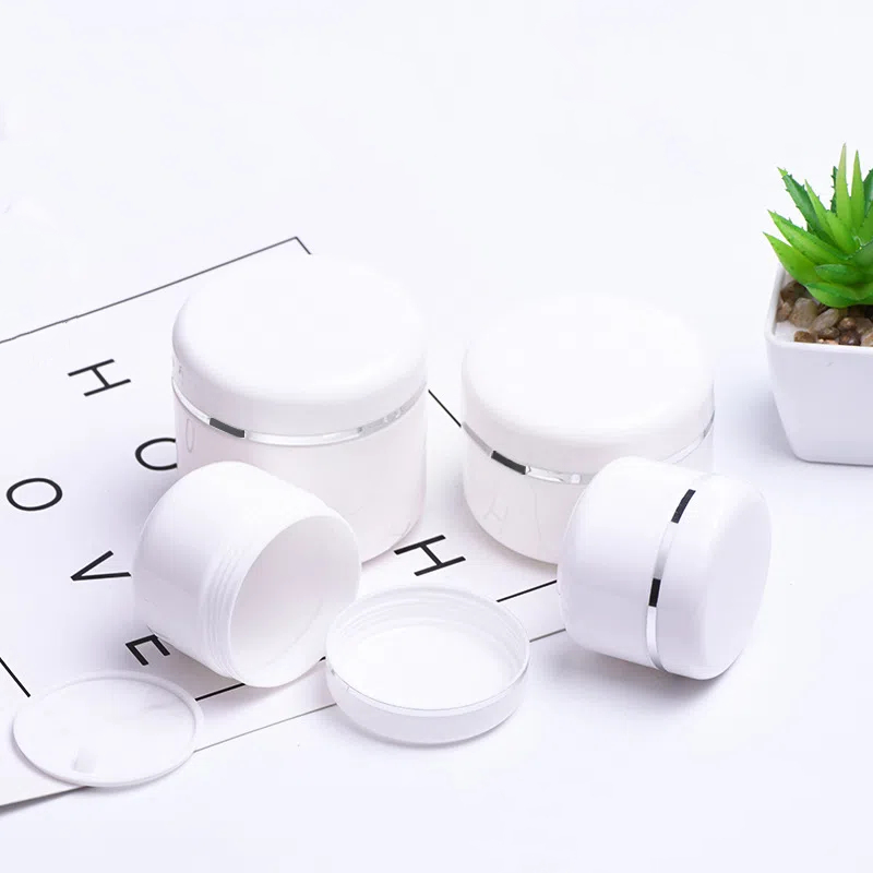 50g 100g 150g Cosmetics Jars Face Cream Eye Serum Body Lotion Skin Care Gel Paste Jars With Lids Seal Single Wall Layer PP Jar