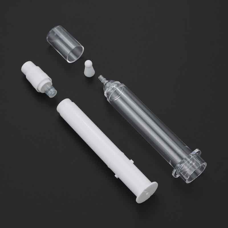 Potion Bottles 5ml 10ml 20ml Airless Plastic Syringe Eye Cream Bottle Airless Beauty Syringe Tube Cosmetic Packaging