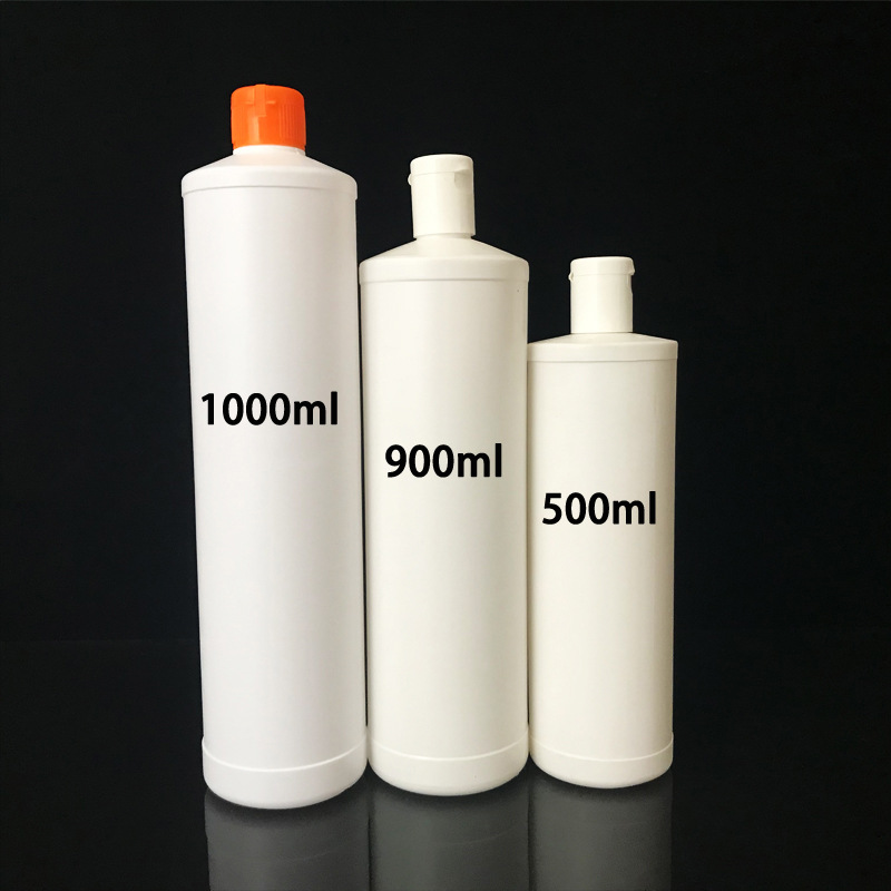 PE Washing Car Chemical Cleaning Detergent Bottle 500ml 900ml 1L Toilet Dish Soap Packaging Plastic Squeeze Liquid Bottle
