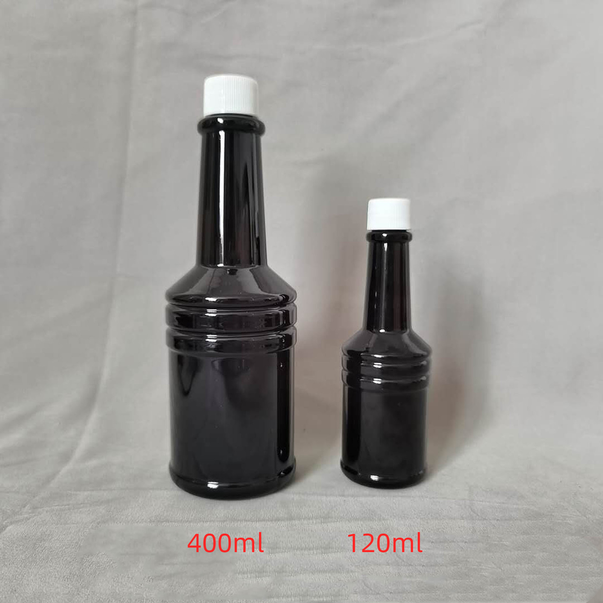 Long Neck 120ml 4oz 400ml Custom Color PET Plastic Creative Wine Bottle 400ml car cleaner packaging bottle Fuel Additives Bottle