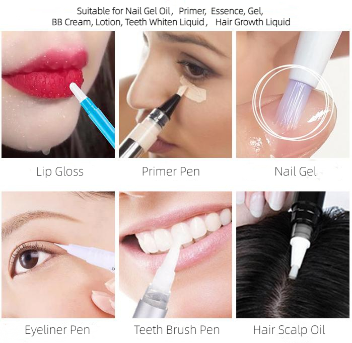 2ml 3ml 4ml Airless Liquid Foundation Dispenser Pen Perfume dispenser bottle Nail Gel Serum Oil Concealer press pen tube bottle