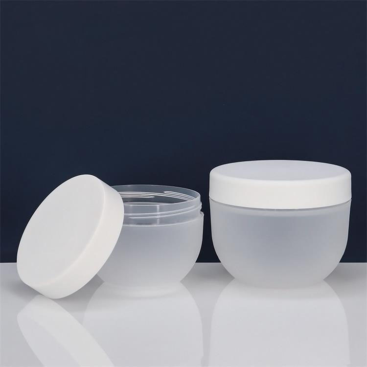 Cosmetic Empty Packaging 150ml 250ml 500ml Facecare ColorfulFrosted Plastic Cream Jar