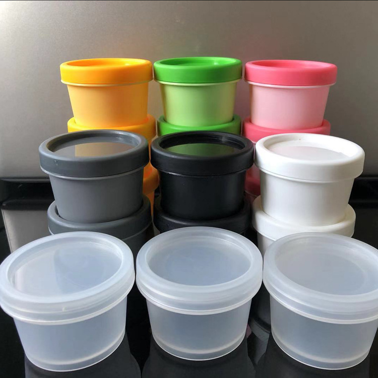 Wholesale 50g/50ml 100g/100ml PP cone shape colorful facial packaging plastic cosmetic container empty face cream jar