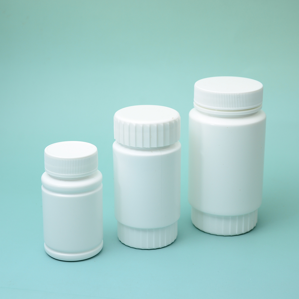 Pharmaceutical plastic Black Medicine Bottles 100ml 120ml 150ml Pill Bottle With Screw Cap Empty Plastic Capsule Container