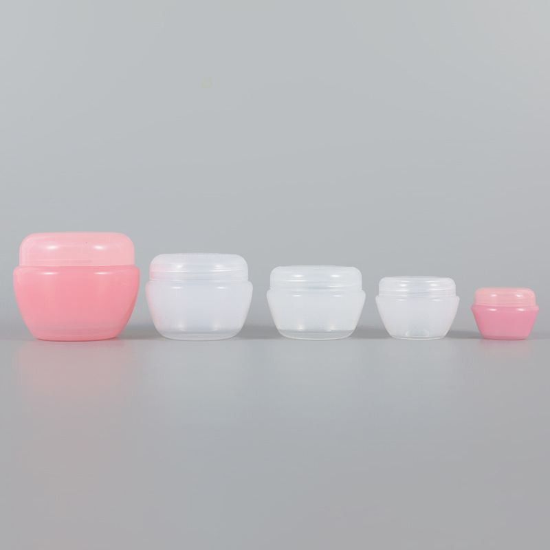 5g 10g 30g Clear Scrub Hair Mask Face Eye Cream Frosted Lip Balm PP Container Packaging Cosmetic Plastic Jar with lid