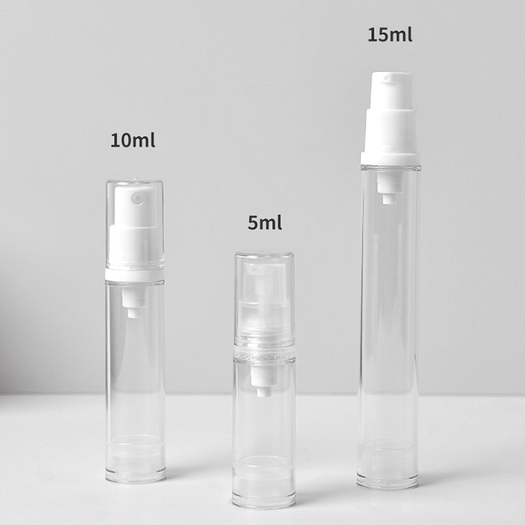 Mini Airless Spray Bottles 5 ml 10 ml 15 ml Refillable Empty Clear Travel  Vacuum Pump Spray Bottles for Perfume Essential Oils