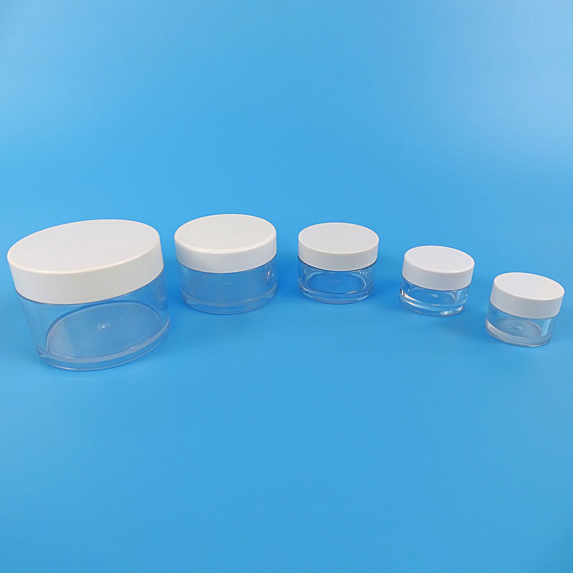 30g/60g/120g PETG Cosmetic Cream Jar Eyeshadow Box Plastic Skin Cream Packaging