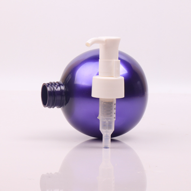 100ml 150ml 250ml 300ml cute round shape shampoo bottle plastic pump bottles Light bulb lotion bottles