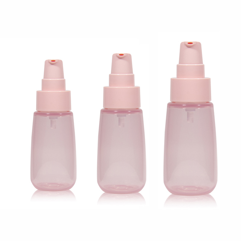 30ml 80ml 150ml customized size color printing cosmetic foam bottle with pump packaging transparent lotion bottle