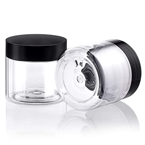 50ml PET Plastic jar for cosmetic lotions Essence facial scrub body butter eye cream 100ml 200ml 300ml 150ml 250ml 500ml