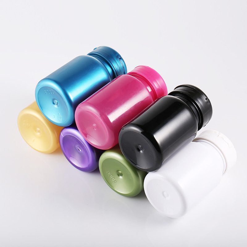 Plastic Pill Bottles 80 100 120 150ml HDPE/PET Capsule Pill Bottle Medicine Vitamin Supplement Bottle Container