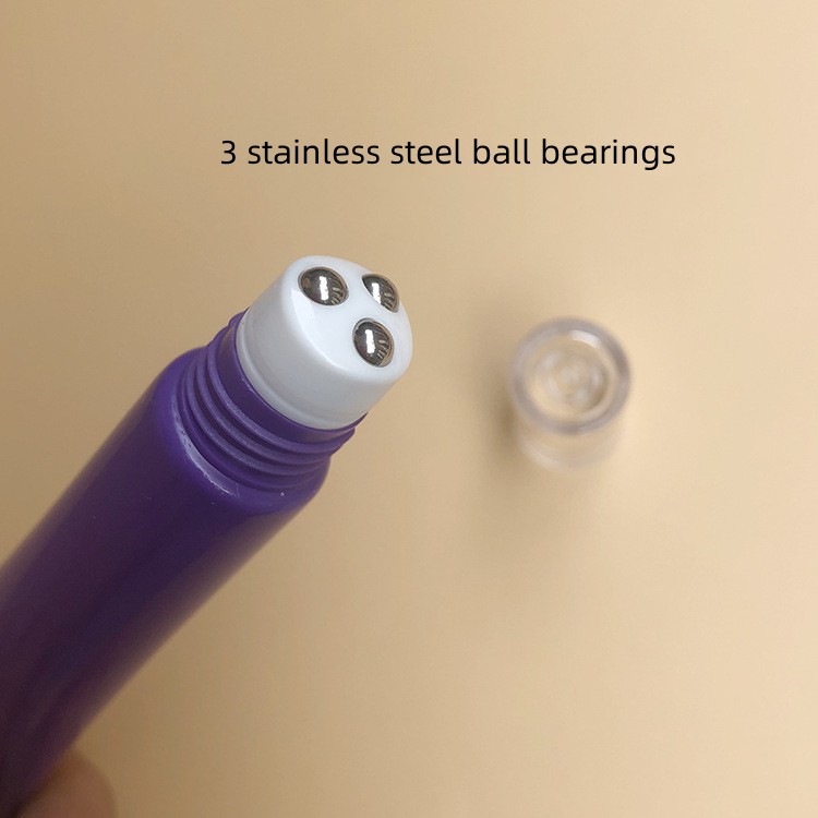 Empty 20ml three ball ball hoses  cosmetic serum squeeze eye cream tube eye massage cream separately packing