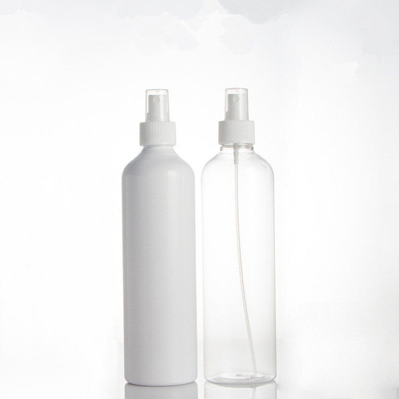 White 250ml 300ml 350ml PE PC HDPE Plastic Shampoo Cosmetics Bottle Set with disc cap