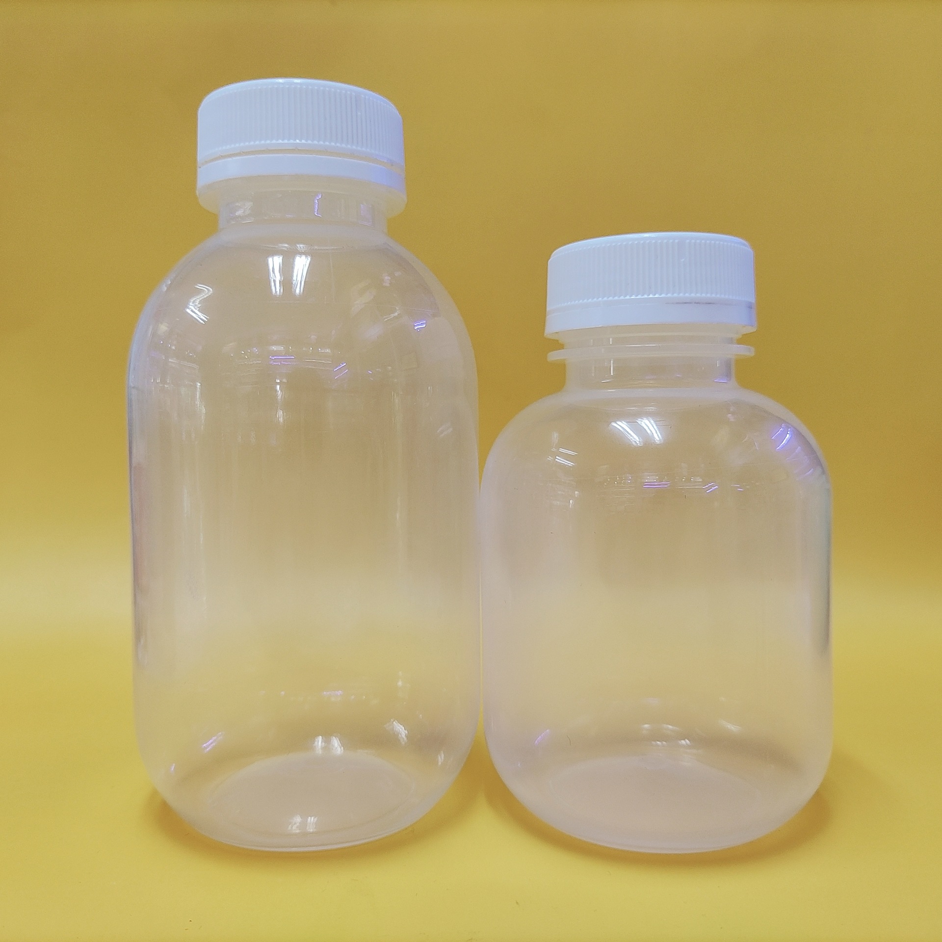 200 300 500 ml pp high temperature resistant plastic bottle Food grade juice milk tea bottle hot fill drink sauce plastic bottle