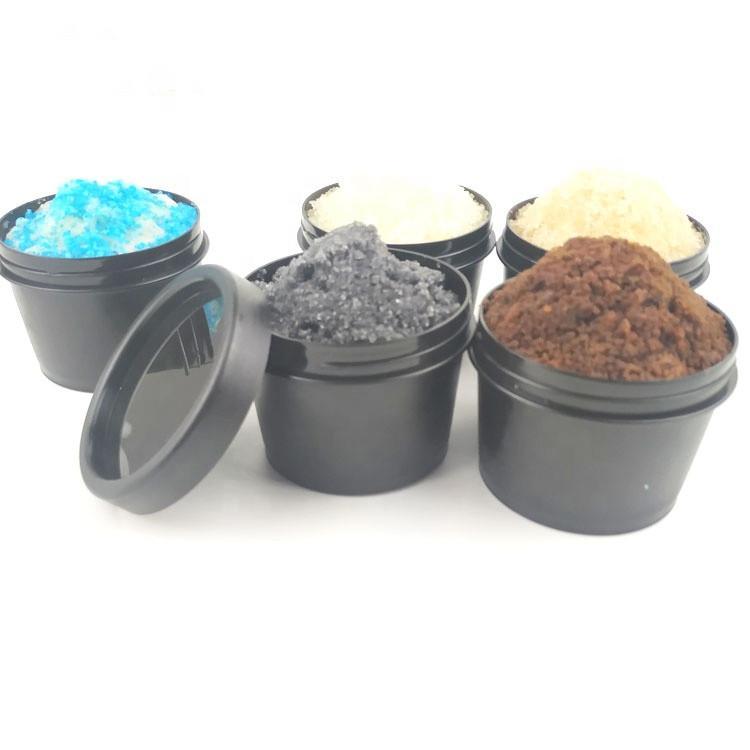 Whole 50g 75g 100g 250g 500g PP sugar scrub jars cosmetic packaging body scrub containers