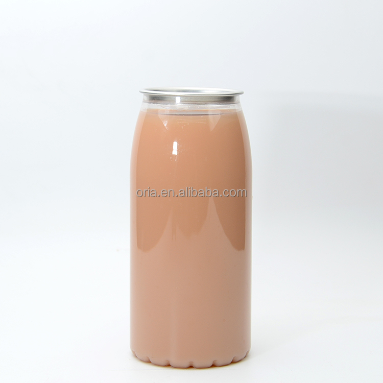 Factory Supply 16oz/500ml PET Pull-ring Can Soda Can Cola Can with Aluminum Easy Open Lid