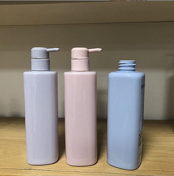 10oz 12oz 16oz Luxury Cosmetic Lotion Pump Bottles Packaging Shampoo and Conditioner Colorful PE Plastic Bottle