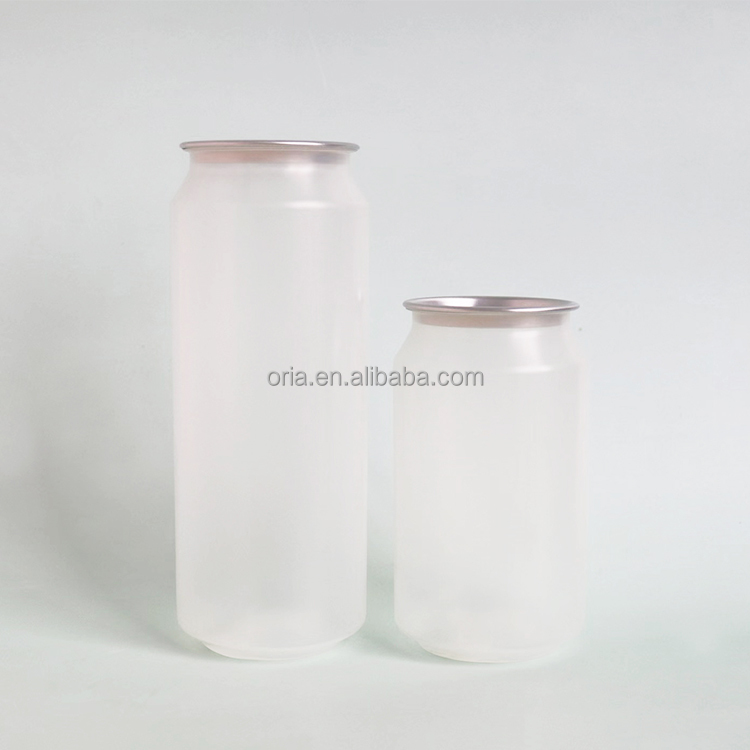 Popular Transparent PET Pull-ring Can Soft Drink Can for Soda Carbonate Beverages