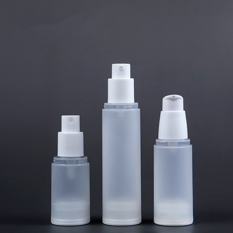 Matte Purple Inner Bottle Spray Plastic Lotion Vacuum Cosmetic Serum Lotion Airless Pump Bottle 80ml 100ml