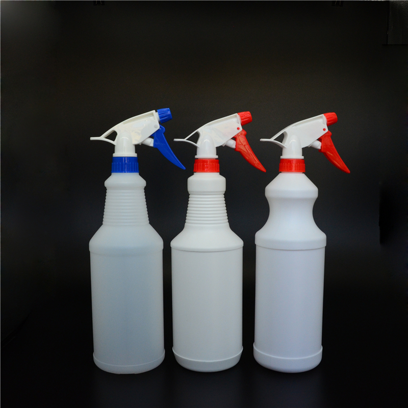 All-Purpose Spray Bottles - Natural HDPE Plastic Sprayer - Industrial or Home Use for Cleaning, Chemicals, Gar