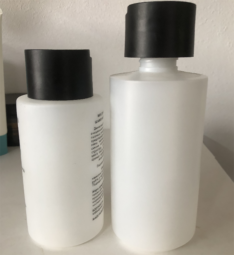 Press Lid Squeeze Bottle 100ml 150ml 200ml 300ml PE White Clear Customize Soft Touch Biodegradable Body Lotion Shampoo Bottle