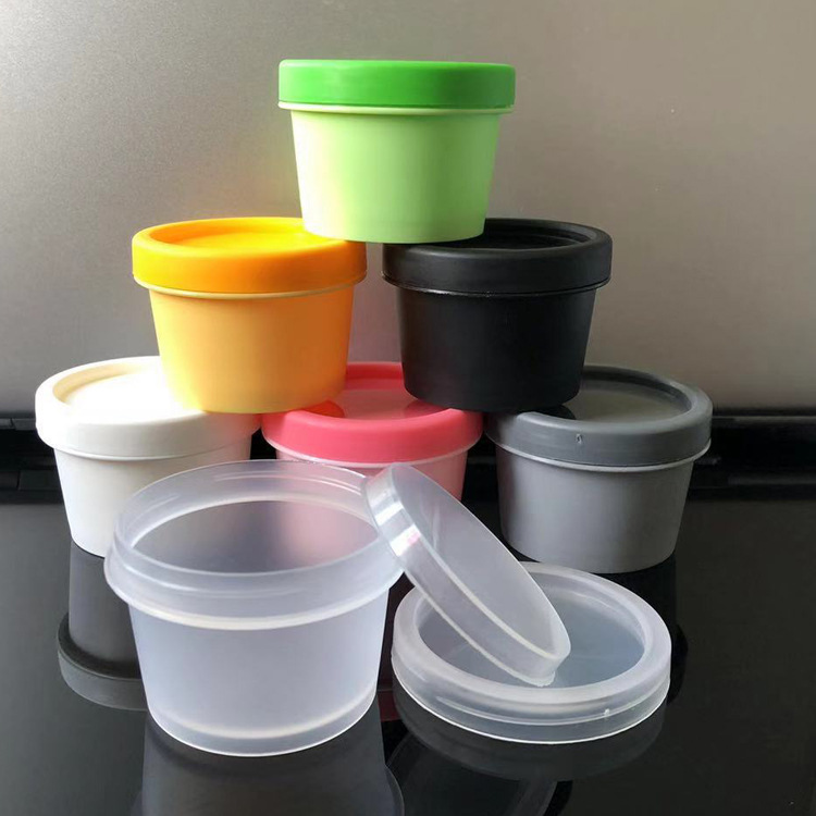 Wholesale 50g/50ml 100g/100ml PP cone shape colorful facial packaging plastic cosmetic container empty face cream jar