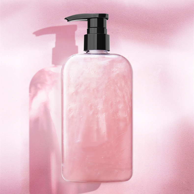 200ml clear body wash bottles pink shampoo and conditioner bottles cosmetic body wash packaging containers