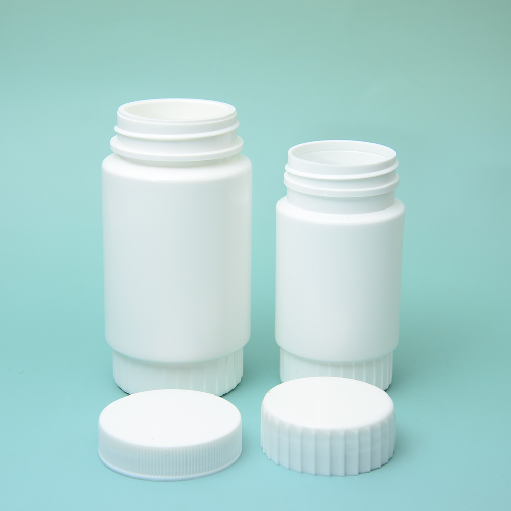 Pharmaceutical plastic Black Medicine Bottles 100ml 120ml 150ml Pill Bottle With Screw Cap Empty Plastic Capsule Container