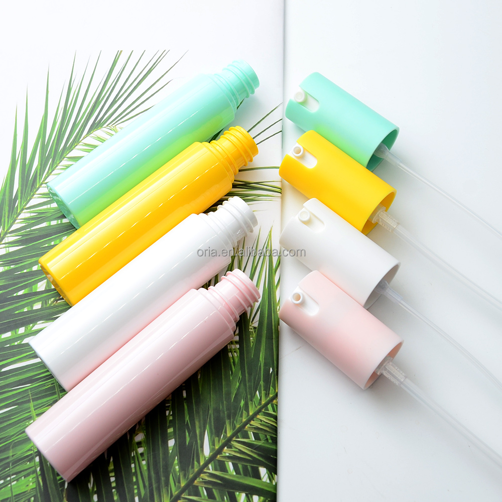 wholesale Customizable Empty Plastic Lotion Pump Bottle 30 50 100ml Cosmetics Face Skin Care Airless Bottle With Lotion Pump