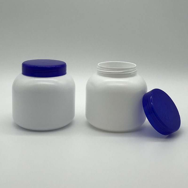 Wide Mouth Large Capacity PP PE  PET Jar Protein Powder Food Storage Can 1L 2L 5L 6.5L Round Customized Logo Container