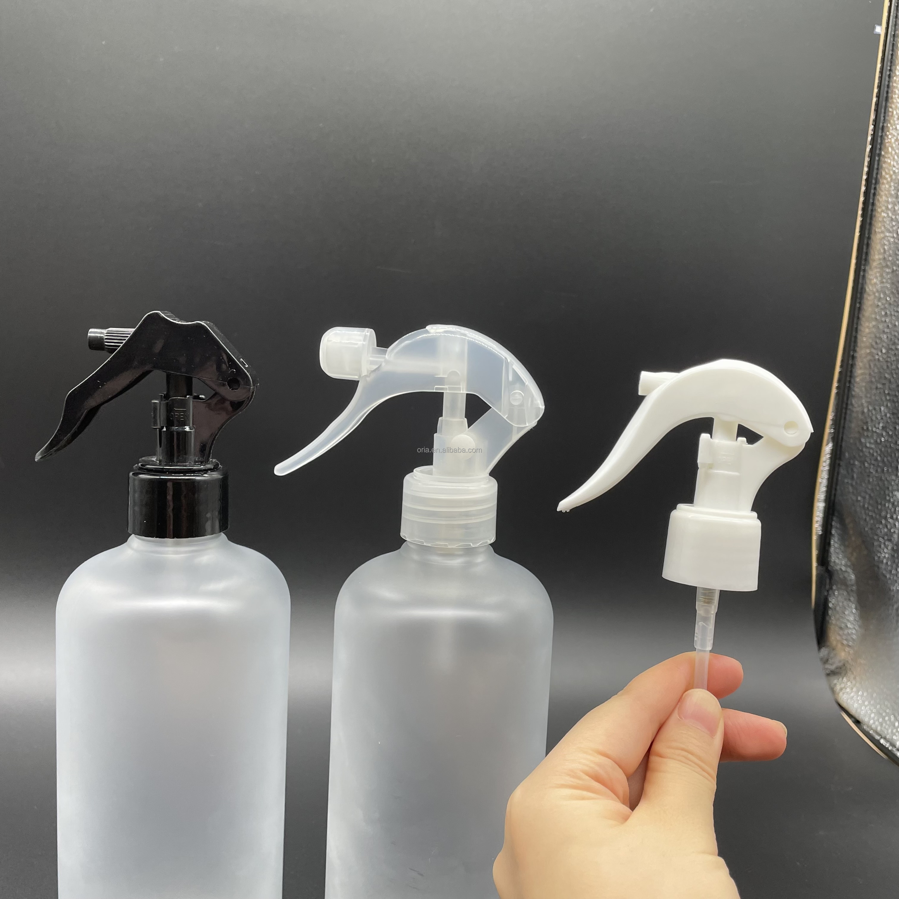 500ml plastic PET HDPE fine mist little mouse spray bottle alcohol hand sanitizer kitchen cleaning trigger spray bottle