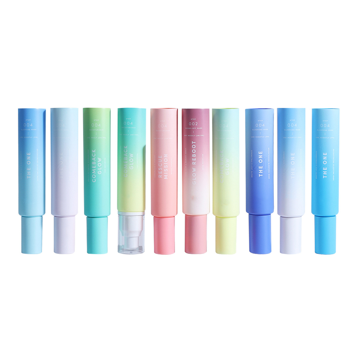 30 50 100 ml Empty Soft Tubes Squeeze Cosmetic Bottles Packing Sample Bottles soft powder cream deodorant tube